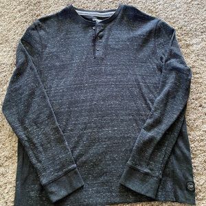 Men’s Express long sleeve henley.  Size XL
